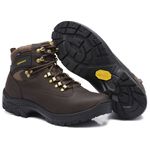 Bota Coturno Adventure Gogowear 100% Couro ref Scale cor Café