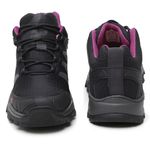 Bota Adventure Cano Curto WALKE-LOW Preto/Lilás – GogoWear 