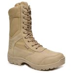 Bota Coturno Militar Gogowear Couro ref Stiger Nobuck Selva Bege Padrão EB.
