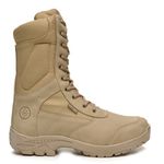 Bota Coturno Militar Gogowear Couro ref Stiger Nobuck Selva Bege Padrão EB.