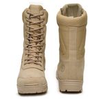Bota Coturno Militar Gogowear Couro ref Stiger Nobuck Selva Bege Padrão EB.
