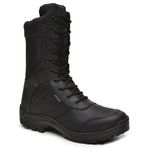 Bota Coturno Militar Gogowear Couro ref Stiger Nobuck Selva Preto Padrão EB.