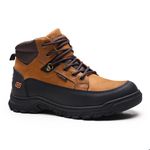 Bota Coturno Adventure Gogowear 100% Couro ref Tiger cor Castor