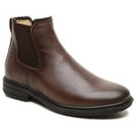 Bota Chelsea Masculina Gogowear 100% Couro ref West Mogno