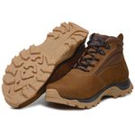 Bota Segurança Adventure EPI CA Gogowear 100% Couro ref X-Terra cor Nob Castor