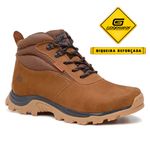 Bota Segurança Adventure EPI CA Gogowear 100% Couro ref X-Terra cor Nob Castor