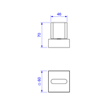 Acabamento para Registro 1/2" e 3/4" Deca 4916.C33.PQ