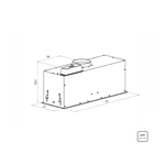 Coifa de Embutir Tramontina Inox Incasso 75CM 127V 95800/015