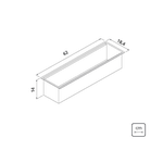 Canal Organizador Tramontina 60CM 94534/001