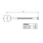 Ligação Flexível 40cm Deca 4606.GL.040