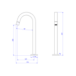 Torneira de Mesa Deca Tube - 1198.C.TUB