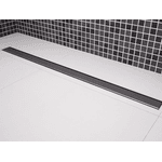 Ralo Linear Royal p/ banheiros Tampa inox 100cm