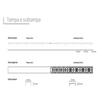 Ralo Linear Royal Tampa Oculta 100 cm 