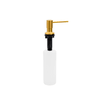 Dosador de Sabão Tramontina em Aço inox Gold com Recipiente Plástico 500 ml com revestimento PVD