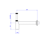 Sifão Para Lavatório DECA 1680.C.100.112 Cromado