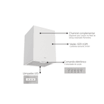 Coifa Tramontina Inox Square 90cm 127V 95800/027 Ilha