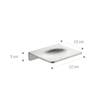 Saboneteira Astra Aluminio Silver Matte