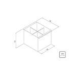 Porta Talheres Tramontina 15cm Scotch Brite para Canal Organizador