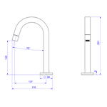 Torneira Deca 1197 CT Tube T.Corten