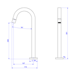 Torneira Deca 1198 CT Tube T.Corten