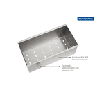 Escorredor Profundo Tramontina 30x15 para Canal Organizador 