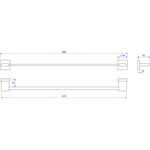 Porta Toalha Tube Deca - 2040.C33.050