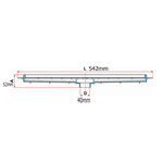 Ralo Linear Oculto/Invisível Tigre 50cm