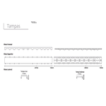 Ralo Linear Tampa Inox base em PVC Versatile 75cm