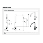 Torneira de mesa para Cozinha Cromado Roca B5A8493C0B