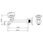 Torneira Lorenzetti 1132 F34 Pvc Branco