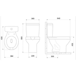 Bacia incepa acesso P/CX Acoplada branco - 1313590010100