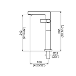 Torneira para Banheiro Perflex 1195 C83.
