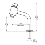 Torneira para Banheiro Perflex Permatic Bica Baixa 