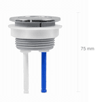 Botão de Acionamento Duplo Cromado Astra MBD