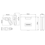 Parafusadeira Bateria NI-CD 3,6 V 46 Peças