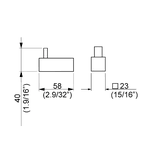 Cabide Perflex Trend Cromado 12125410