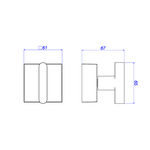 Acabamento Registro Deca 1/2" 3/4" 1" 4900.C38.PQ