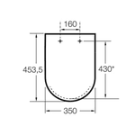 Assento Original Roca Termofixo amortecido GAP Branco 