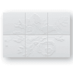 Azulejo Portinari 21x21 Artesania White Kit Matte