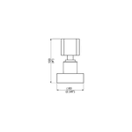 Acabamento para Registro Dom 1/2 a 3/4 Rosê Fosco Perflex