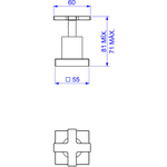 Acabamento Para Registro 1/2