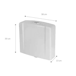 Caixa Acoplada Universal Acionamento Duplo Astra CAU2*BR1