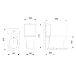 Bacia Nexo para Caixa Acoplada Onix Roca B342437648