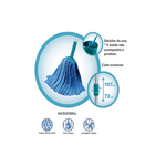 Mop Úmido Para Limpar O Chão Super Clean 2948/000 Brinox