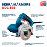 Serra Marmore Bosch +2D GDC 151 127V