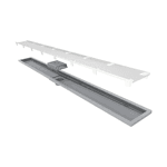 Ralo Linear Royal Tampa Oculta com base em ABS 80cm