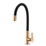 Torneira Bica Flexível Rose Gold com Preto Lorenzetti 1177RG27 7011234