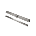 Ralo Oculto Flux Hidro 90cm Linear Inox