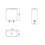 Caixa Acoplada Deca Car/Nuov Touchless GE-17