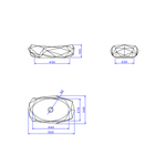 Cuba Deca Apoio Oval Ébano Fosco Deca L.1093 94